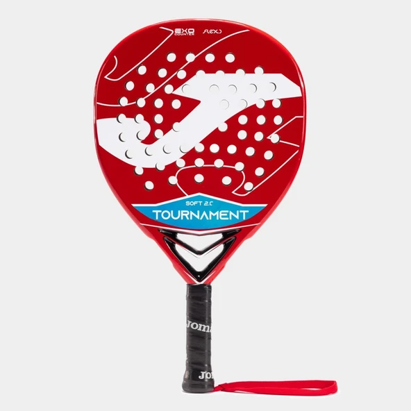 Joma Tournemant Soft Padel Raket Kırmızı Beyaz ürün görseli