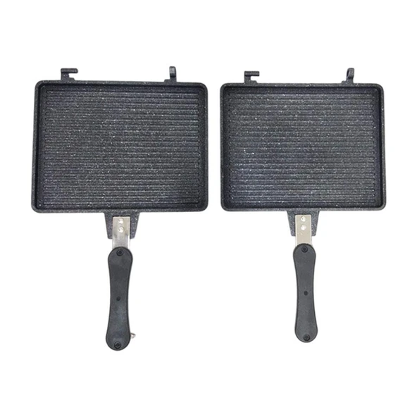 Evita Bio Granit Ocak Üstü El Tost Makinesi Siyah - 5