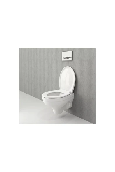 Taormina Pro Rimless Asma Klozet Parlak Beyaz Kapak Dahil 1451-001-0128 - 2
