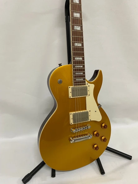 Cort CR200 GT - Gold Top Elektro Gitar - OUTLET Kozmetik Defolu (SIFIR ÜRÜN Ton ve Sap Dengesi Sorunsuz) - Resim 3