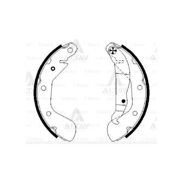 FREN BALATA ASTRA F / VECTRA A / COMBO B PABUÇ ARKA ürün görseli