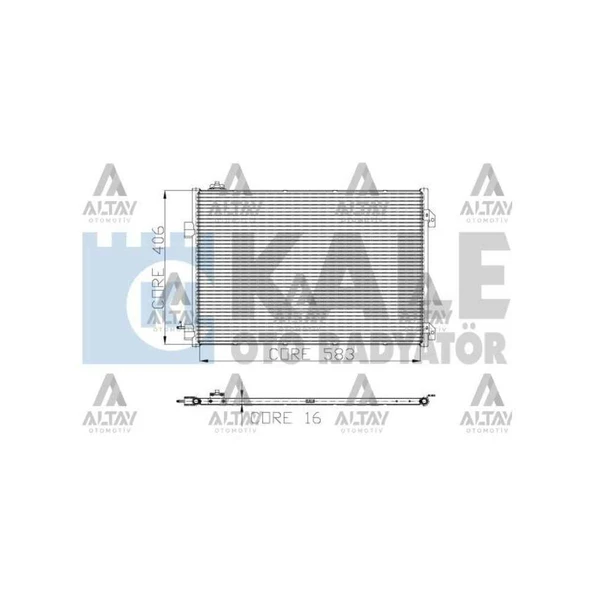 RADYATÖR KLİMA SYMBOL II 08-14 THALIA 1.5DCI ürün görseli