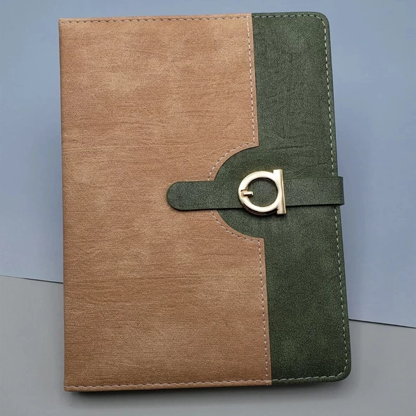 pilelistore Termo Deri Defter Koyu Taba ürün görseli