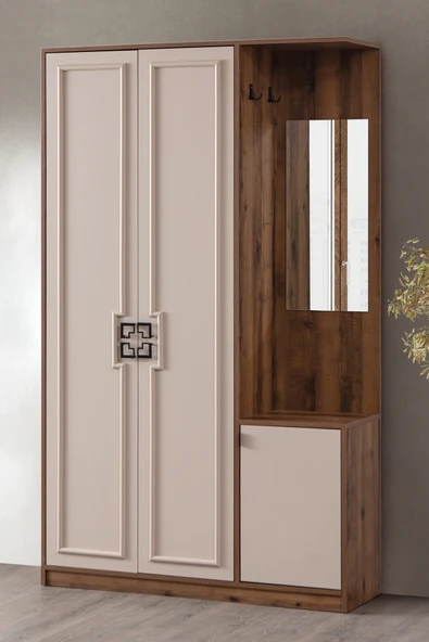 Portmanto Fersa Askılıklı Aynalı Portmanto Vestiyer Ayakkabılık ürün görseli 1