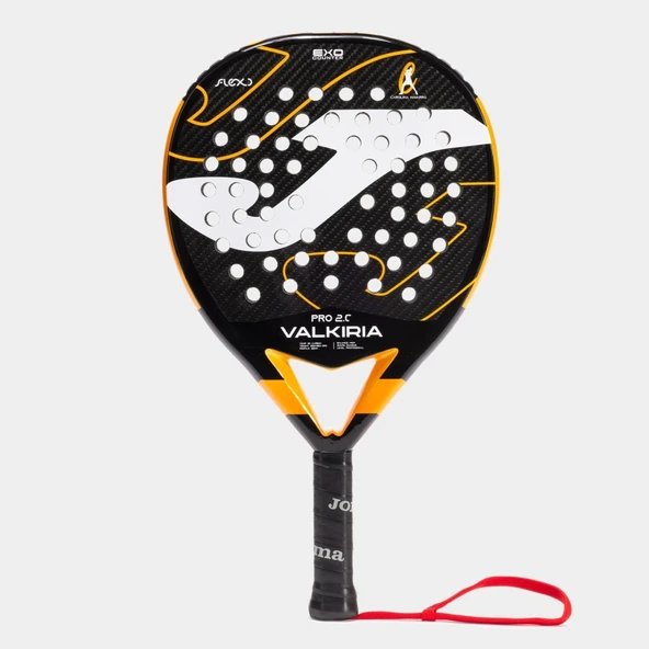 Joma VALKIRIA PRO Padel Raket Siyah Turuncu