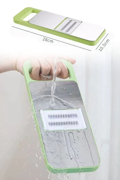 ® 7 Farklı Bıçaklı Doğrayıcı Keskin Pratik Mutfak Rendesi Doğrayıcı - 3