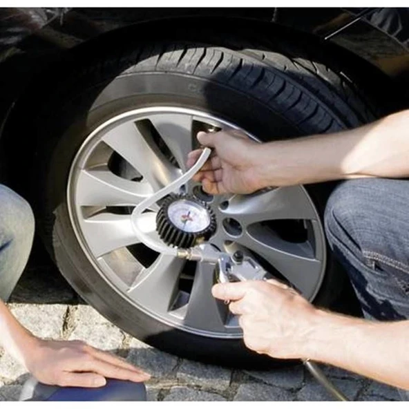 Einhell Basınç Göstergeli Manometreli Lastik Şişirme - Resim 6