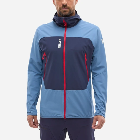 Millet FUSION xcs H Erkek Kapşonlu Polar Ceket Tam Fermuarlı  MIV9394 MILLET.N9302 - Resim 3