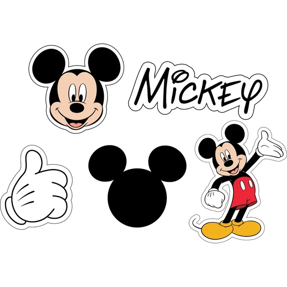 Jibbitz Mickey Pant 5PK J03355 ürün görseli 1