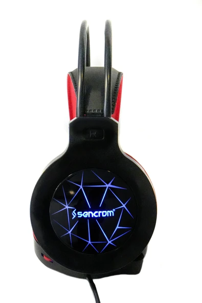 SNRELK  sencrom X5 RGB GAMİNG OYUNCU KULAKLIĞI MİKROFONLU 3,5MM - Resim 5