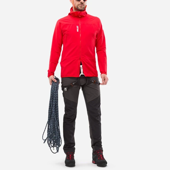 Millet FUSION xcs H Erkek Kapşonlu Polar Ceket Tam Fermuarlı  MIV9394 0335 - Resim 2