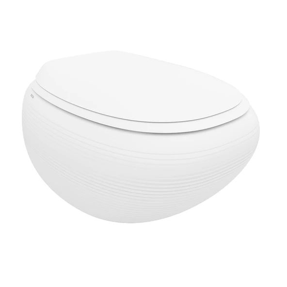 Bocchi Strata Asma Rimless Klozet Mat Beyaz Kapak Dahil 1412-002-0128 ürün görseli