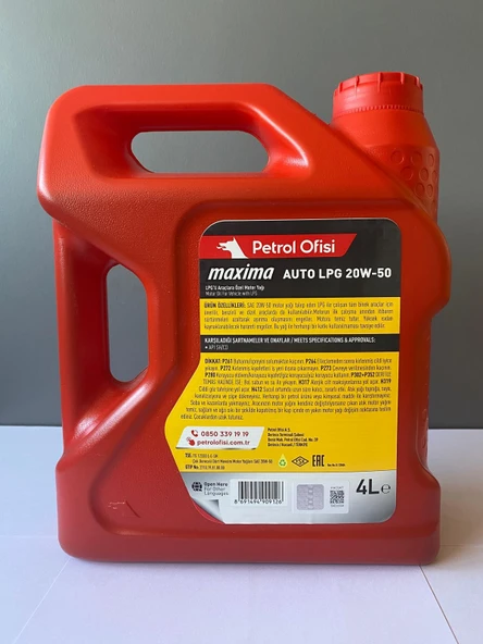 Petrol Ofisi 20W-50 LPG Uyumlu LPG'li Araçlara Özel Motor Yağı (01/2025 Üretim) - 3