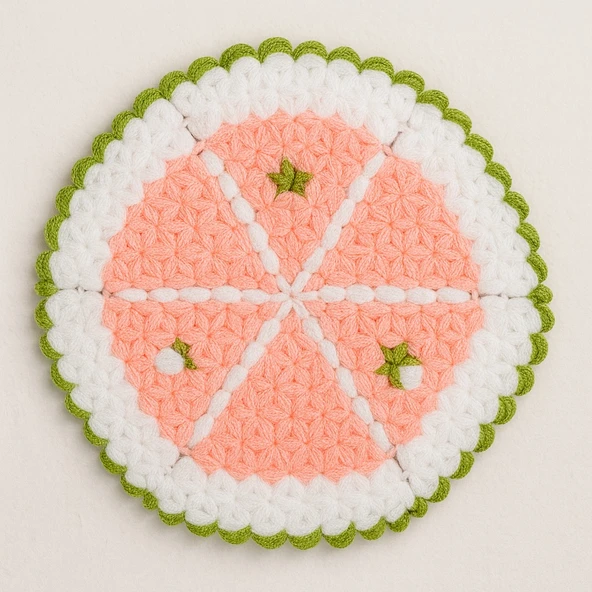 El Örgüsü Banyo Lifi - %100 El Yapımı, Doğal, Uzun Ömürlü - 9