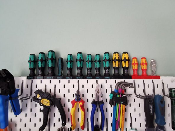 Wera Vida Sürücüsü İçin Ikea Skådis Üst Tutucu Plastik Aparat