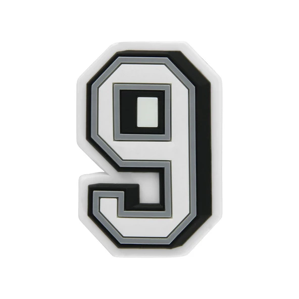 Jibbitz B W Number 9 J03013 - Resim 3