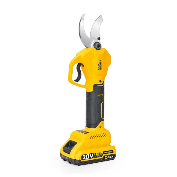 SGS 5555 Akülü Bağ Budama Makası 20V 2×2.0Ah Kömürsüz Motor Profesyonel Budama Makinesi - Resim 5