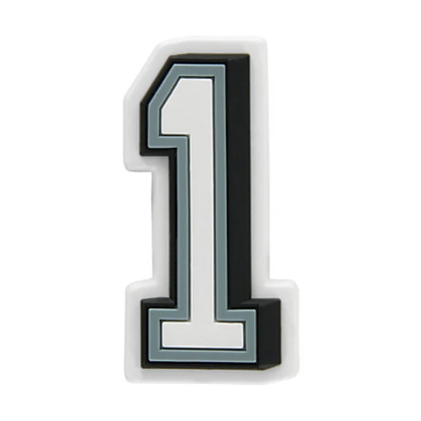 Jibbitz B W Number 1 J03005 - 1