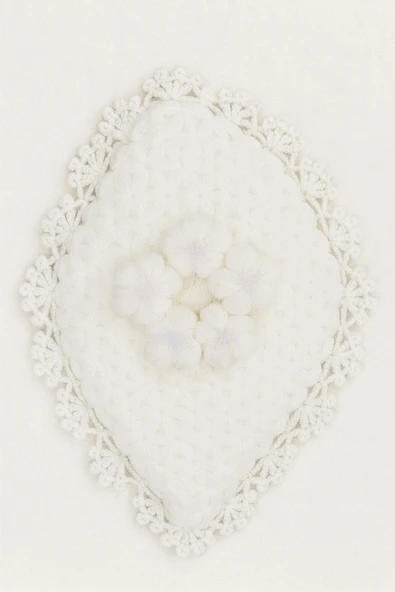 El Örgüsü 3'lü Banyo Lifi - %100 El Yapımı, Doğal, Uzun Ömürlü - 8