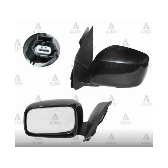 AYNA DIŞ DİKİZ PICKUP 06= NAVARA ELEKTRİKLİ ISITMALI SİYAH SOL ürün görseli