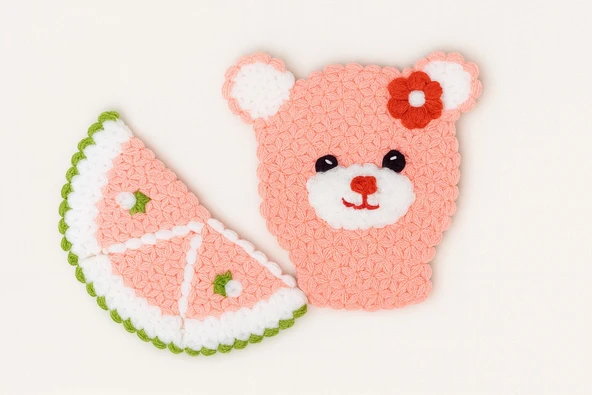 El Örgüsü Banyo Lifi - %100 El Yapımı, Doğal, Uzun Ömürlü - 7