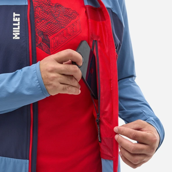 Millet FUSION xcs H Erkek Kapşonlu Polar Ceket Tam Fermuarlı  MIV9394 MILLET.N9302 - Resim 6