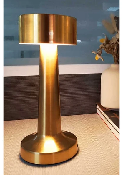 Monalisa Home Masa Üstü Şarjlı Abajur Lamba, Masaüstü, Led Sistemli - Resim 6