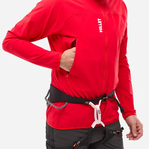 Millet FUSION xcs H Erkek Kapşonlu Polar Ceket Tam Fermuarlı  MIV9394 0335 - Resim 6