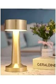 Monalisa Home Masa Üstü Şarjlı Abajur Lamba, Masaüstü, Led Sistemli - Resim 3