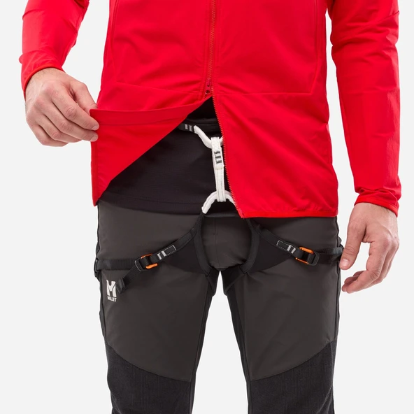 Millet FUSION xcs H Erkek Kapşonlu Polar Ceket Tam Fermuarlı  MIV9394 0335 - Resim 5