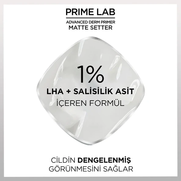 Loreal Paris Prime Lab 24H Matte Setter Matlaştırıcı Salisilik Asit İçeren Primer Makyaj Bazı 30 ml - 4