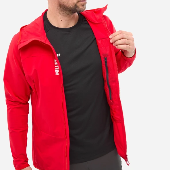 Millet FUSION xcs H Erkek Kapşonlu Polar Ceket Tam Fermuarlı  MIV9394 0335 - Resim 7