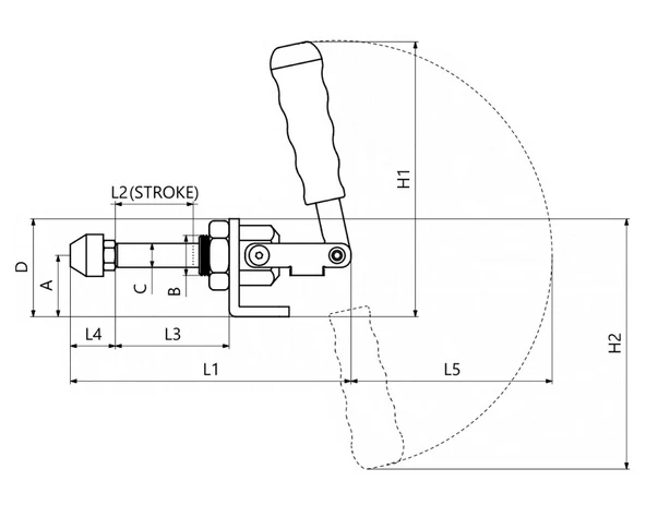 500-5 Yatay Tabanlı İtme Çekme Takımı 23812 - 2