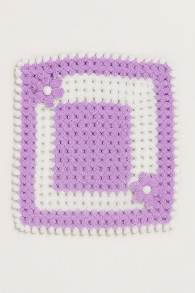 El Örgüsü Banyo Lifi - %100 El Yapımı, Doğal, Uzun Ömürlü - 3