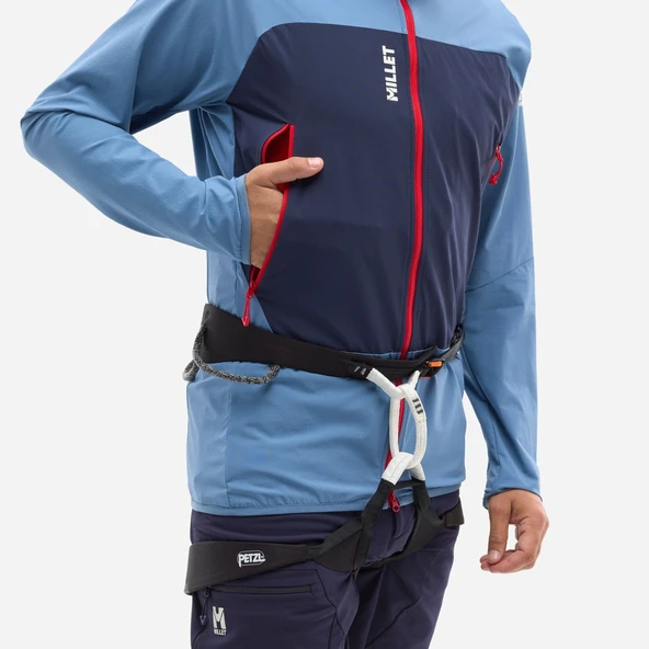 Millet FUSION xcs H Erkek Kapşonlu Polar Ceket Tam Fermuarlı  MIV9394 MILLET.N9302 - Resim 7