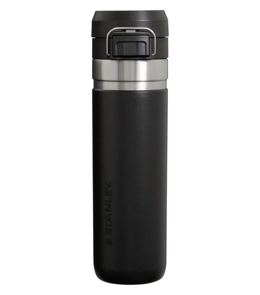 Stanley The Quick-Flip Water Bottle .7L / 24oz Black 2.0 Termos AS1009149170 ürün görseli 1