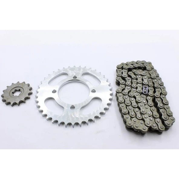 Yamaha Crypton Zincir Dişli Seti 15/36/110 Oem Kalite ürün görseli 1