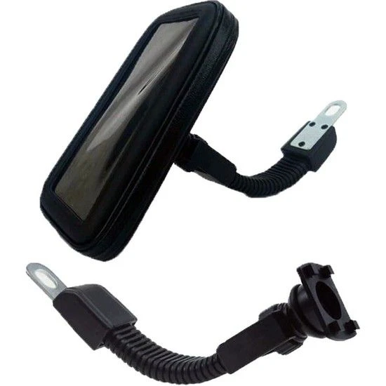 Bisiklet Motosiklet Scooter Atv Telefon Tutucu Fermuarlı Ayna - Resim 7