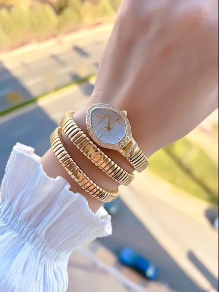 U.S.Polo Assn. Çelik Kordon Ve Kasa Kararma Renk Atma Yapmaz 2 Yıl Garantili Kadın Kol Saati MDL.02 - Resim 2