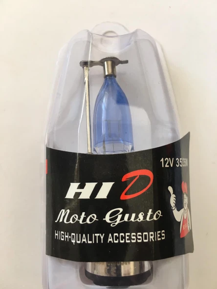 Ampul 12V35/35 Roket Mavi Uçlu Beyaz Işık ürün görseli