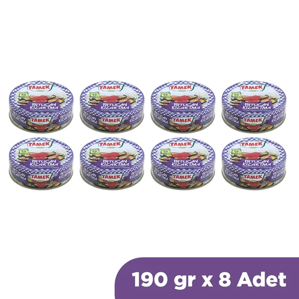 Tamek Patlıcan Kızartma 190 gr x 8 Adet ürün görseli 1