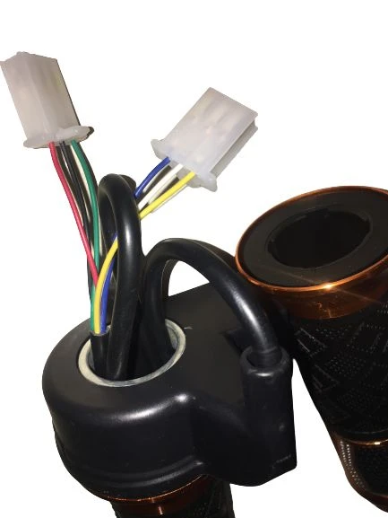 E-BİKE GAZ KOLU 875 KOMPLE 3 VİTES ALİMİNYUM ELCİKLİ SARI - Resim 3