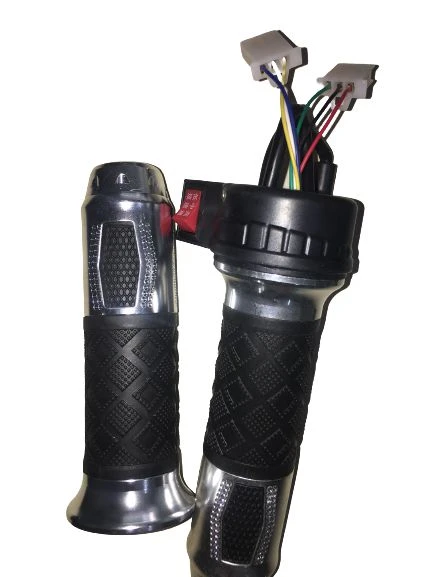 E-BİKE GAZ KOLU 875 KOMPLE 3 VİTES ALİMİNYUM ELCİKLİ GRİ - Resim 3