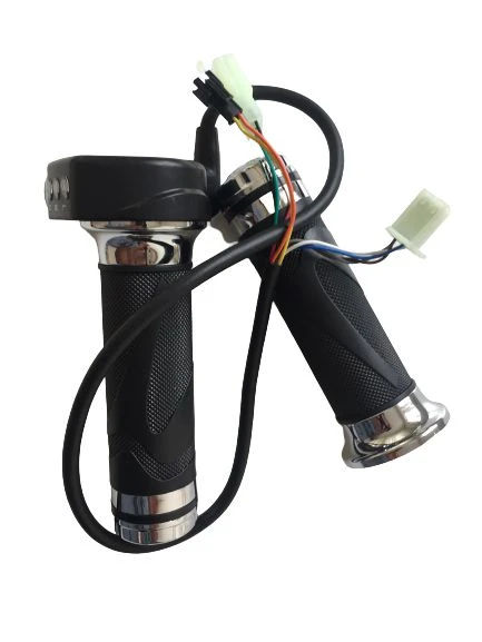 E-Bike Vitesli Gaz Kolu 232 Yeşil Düğme 3 Işık ürün görseli 1