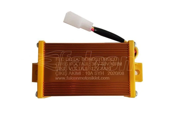 E Bike 48V72 Düşürücü 48/72 Konjektör 12V 10Ah