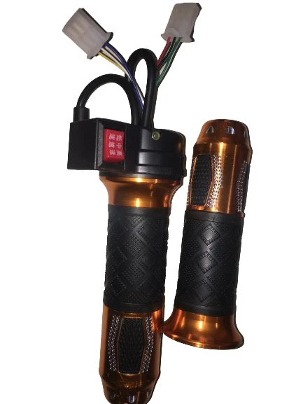 E-BİKE GAZ KOLU 875 KOMPLE 3 VİTES ALİMİNYUM ELCİKLİ SARI ürün görseli 1