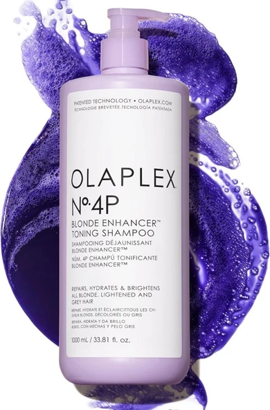 Olaplex Nº.4P Blonde Enhancer Toning 1000 ml Şampuan - 2