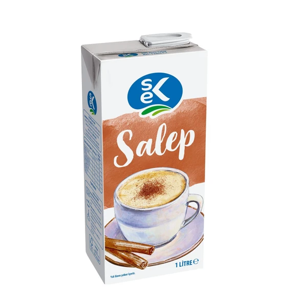 Sek Salep 1 Litre x 24 Adet Gerçek Sütle Hazırlanmış Yoğun Kıvamlı İçecek - 2