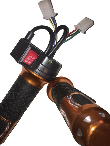 E-BİKE GAZ KOLU 875 KOMPLE 3 VİTES ALİMİNYUM ELCİKLİ SARI - Resim 2