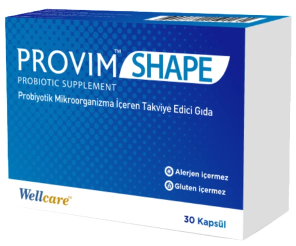 Wellcare Provim Shape Probiyotik 30 Kapsül ürün görseli